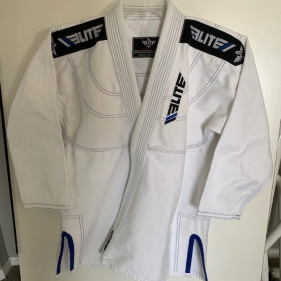 Elite Sports BJJ Brazilian Jiu Jitsu Gi White C3 Jacket Coat - Picture 1 of 8